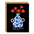 Badger & Burke - Thank You Vase - Greeting Card