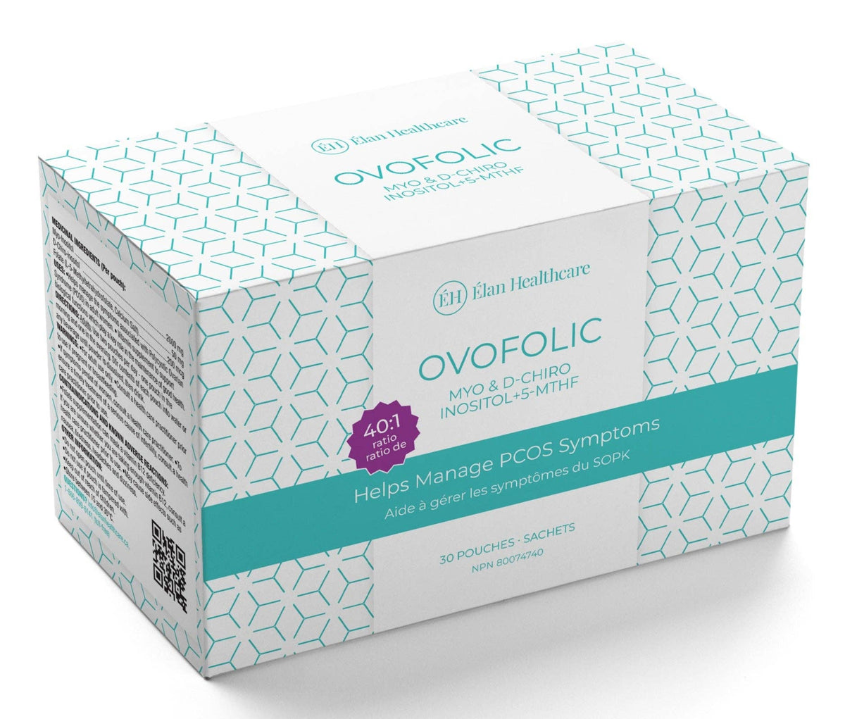 Elan Healthcare - Ovofolic Inositol Blend - 30 Sachets