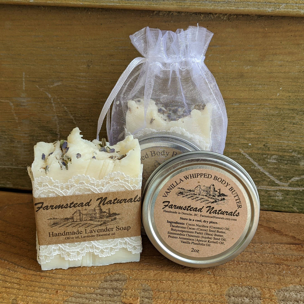 Farmstead Naturals - Soap & Body Care Gift Set | Farmstead Naturals: Rose Geranium