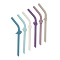 melii - Luxe Silicone Animal Straws with Cleaning Brush