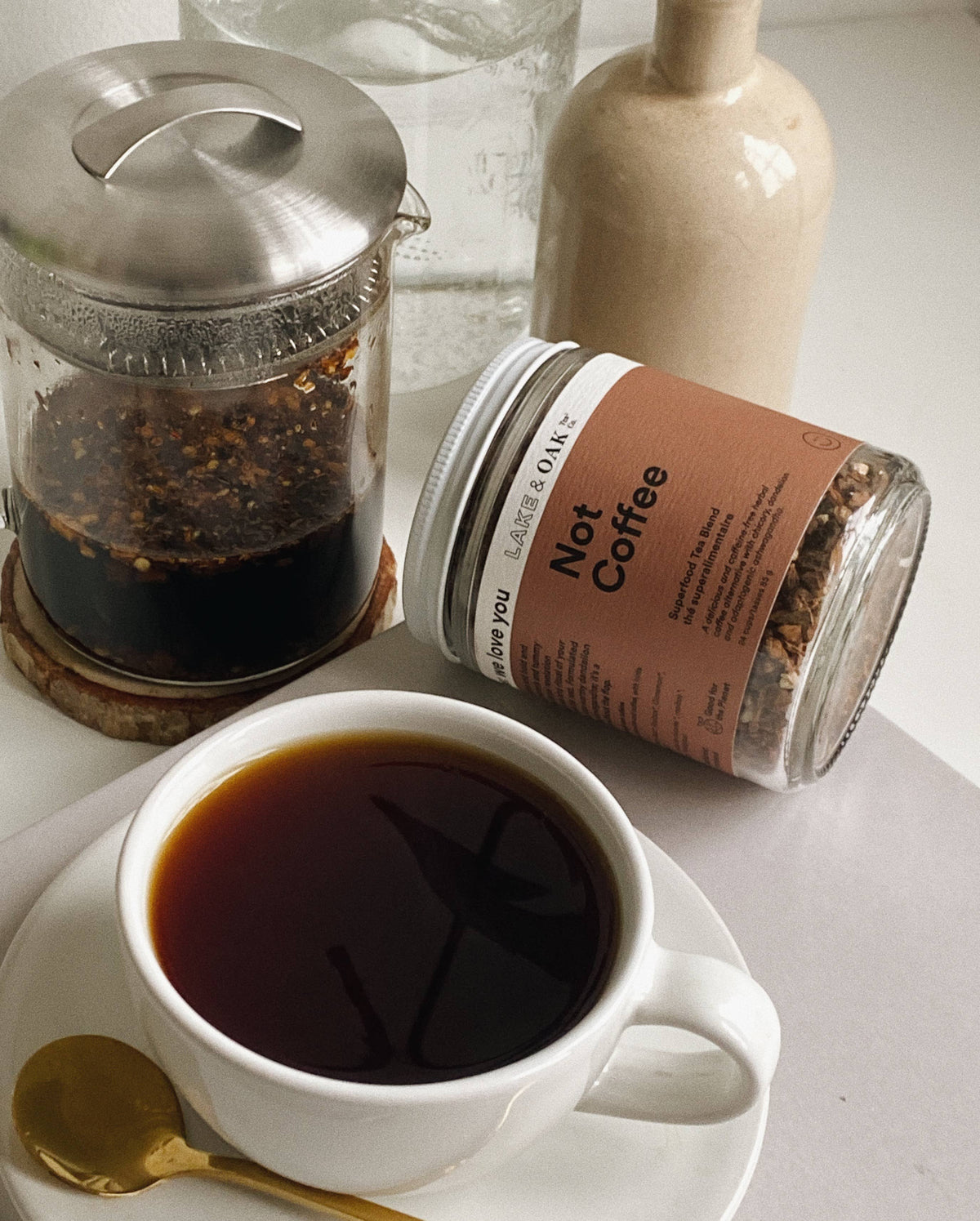 Lake & Oak Tea Co. - Not Coffee - Superfood Tea: Retail Jar