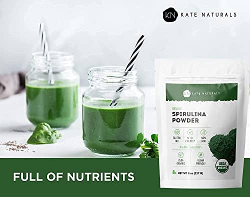Kate Naturals - Organic Spirulina Powder: Medium