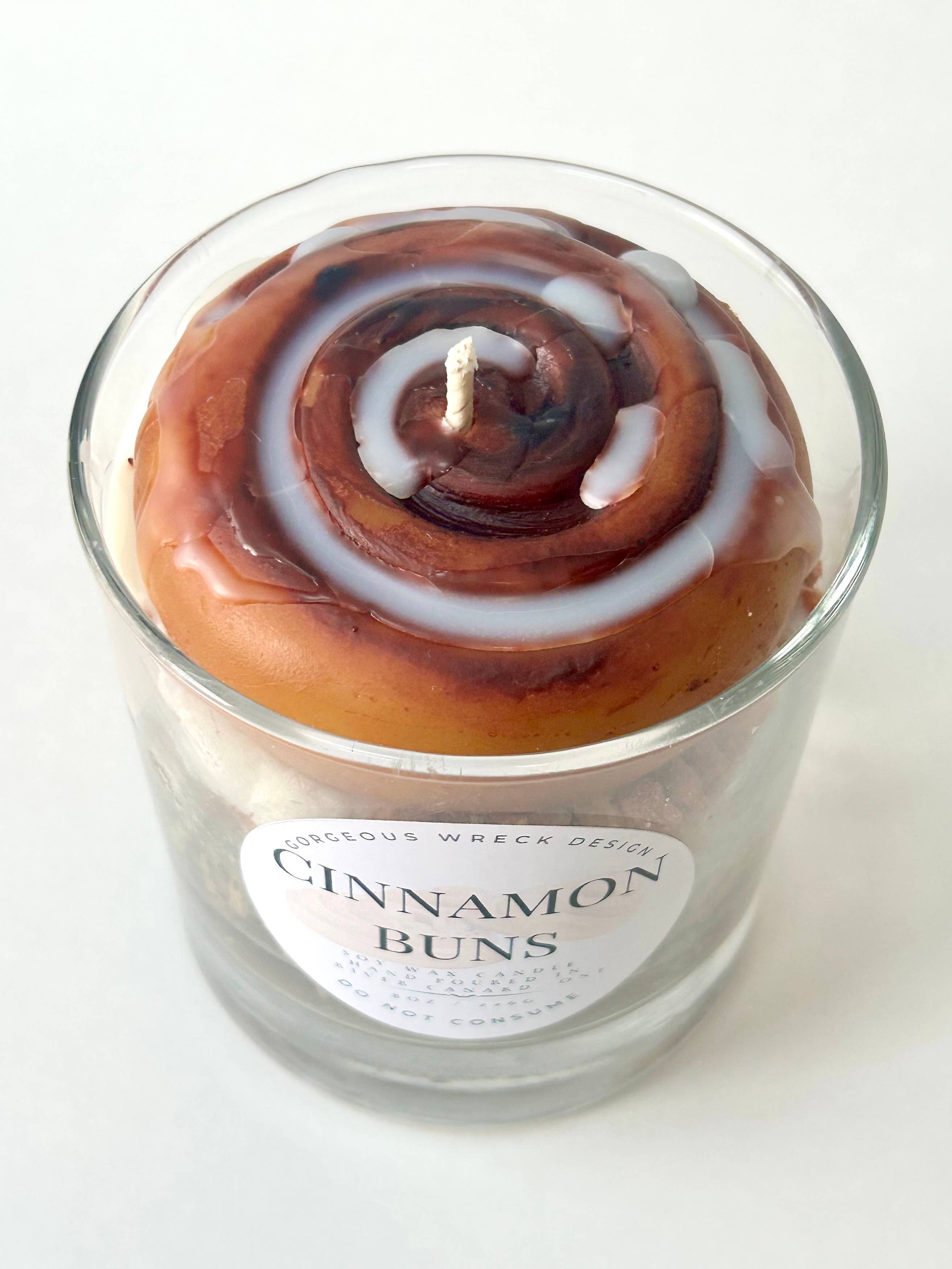 Gorgeous Wreck Design - Cinnamon Bun Dessert Candle