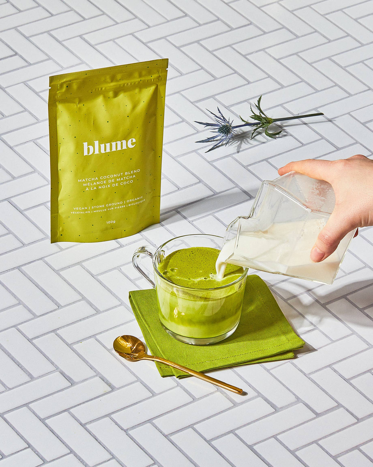 Blume - Superfood Latte Powder, Matcha Coconut