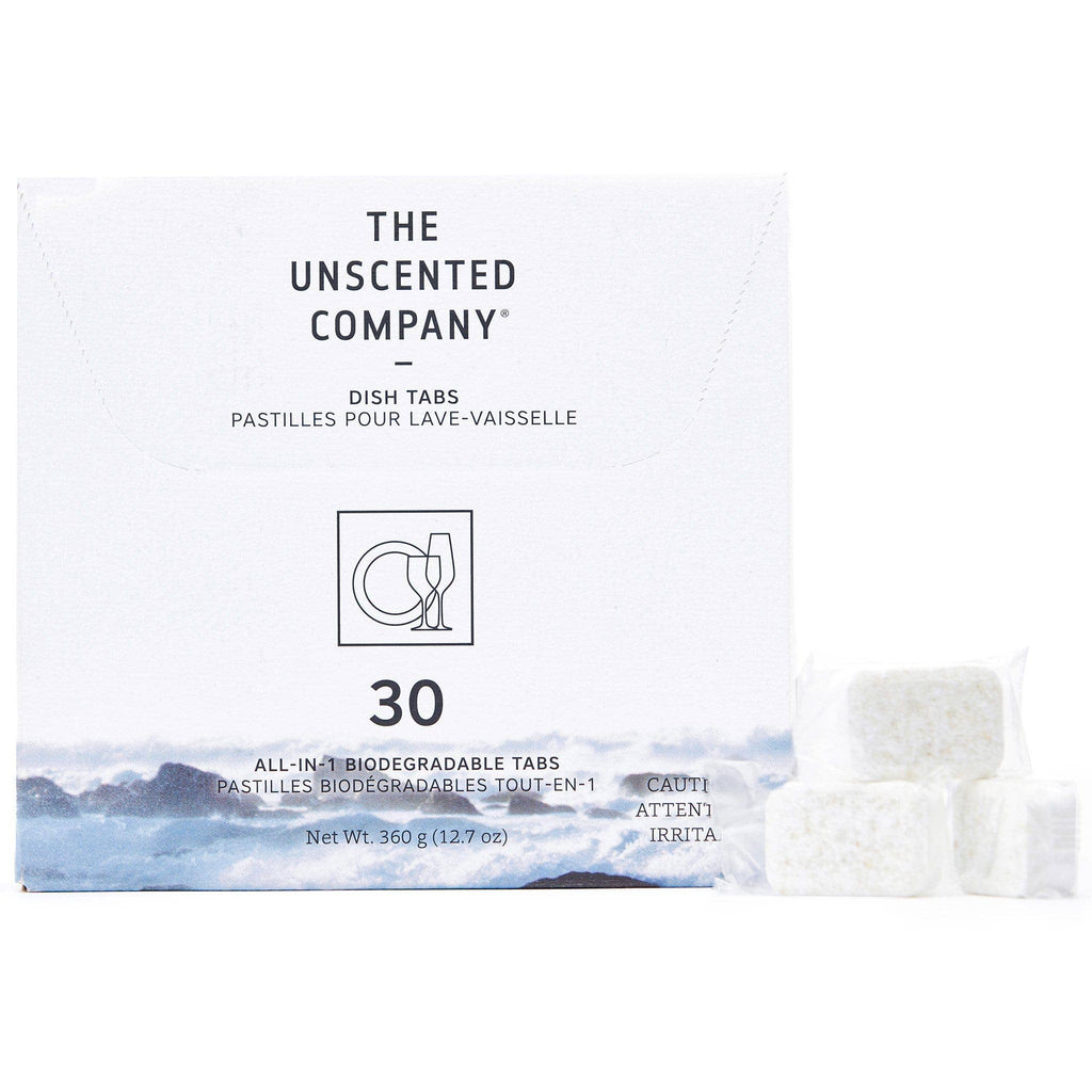 The Unscented Company - Ecodesigned Dish Tabs - 30 tabs