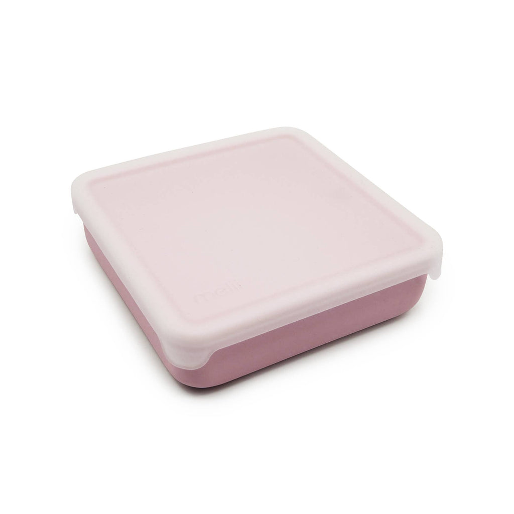 melii - 100% Silicone Sandwich Container: Pink