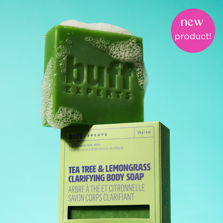 Buff Experts - 🇨🇦 - Tea Tree & Lemongrass Clarifying Body Soap- Treats Body Acne