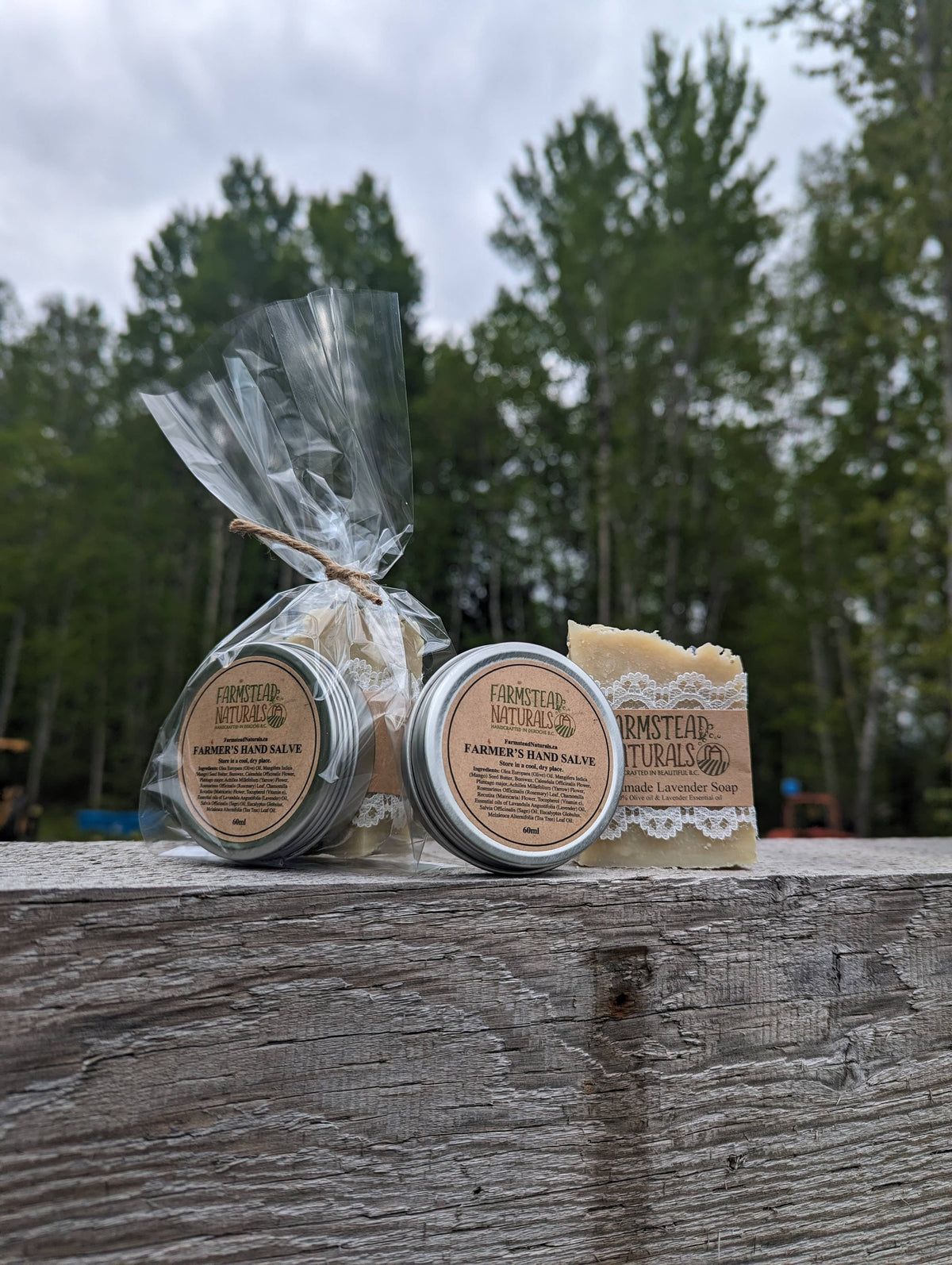 Farmstead Naturals - Soap & Body Care Gift Set | Farmstead Naturals: Rose Geranium