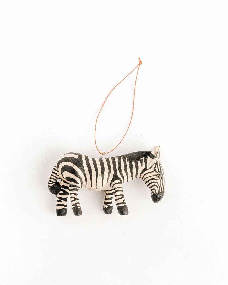 JusTea - Holiday Gift Box - Tea Tin, Zebra Ornament, Spoon, Infuser
