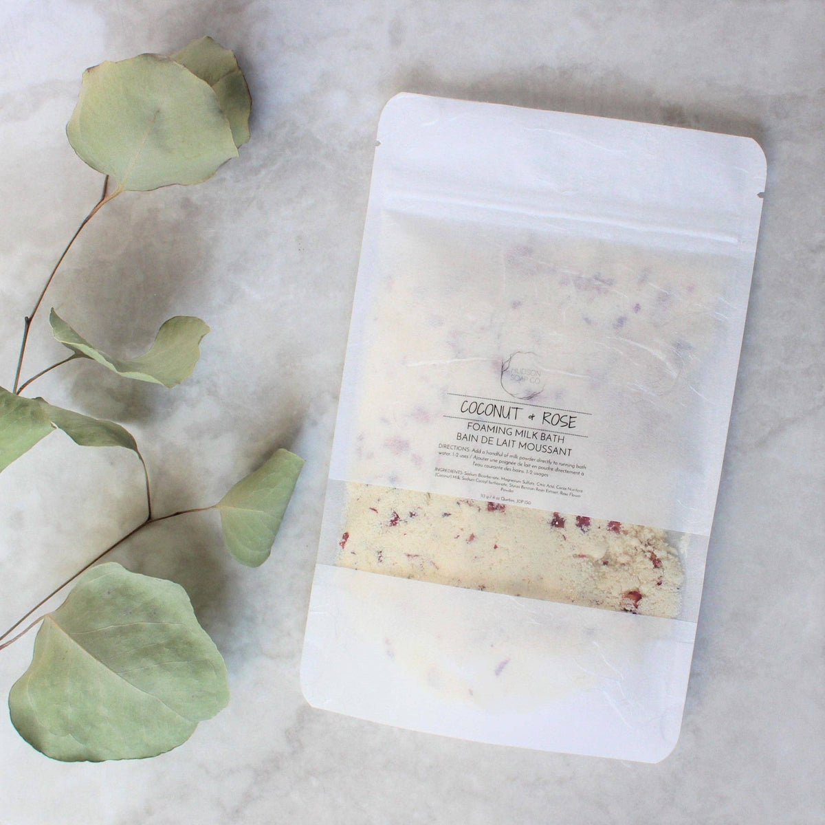 Hudson Soap Co - COCONUT & ROSE - Foaming Bath Milk