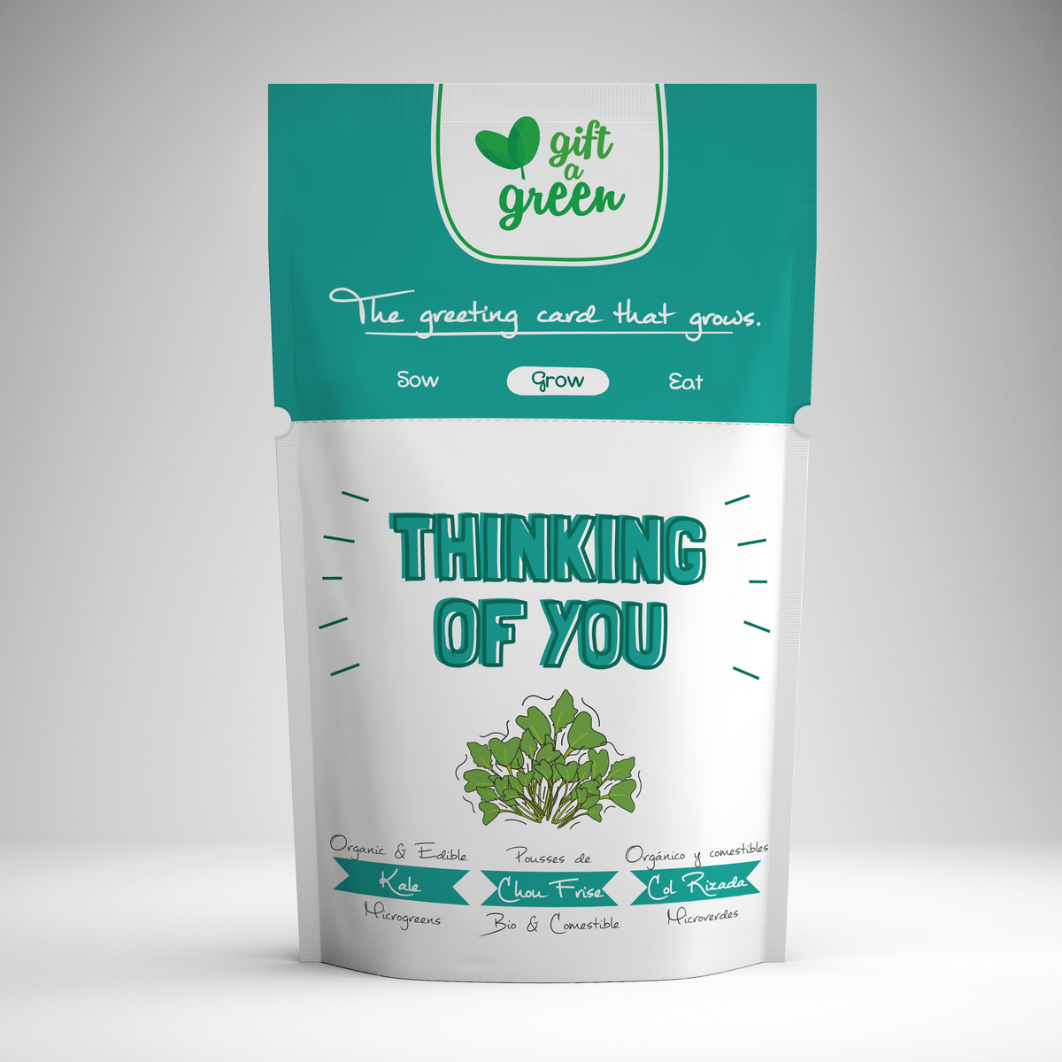 giftagreen - Thinking of You Greeting Card Pouch