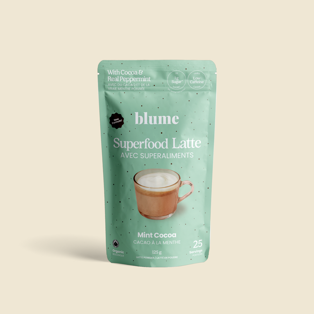 Blume - Superfood Latte Powder, Mint Cocoa Blend