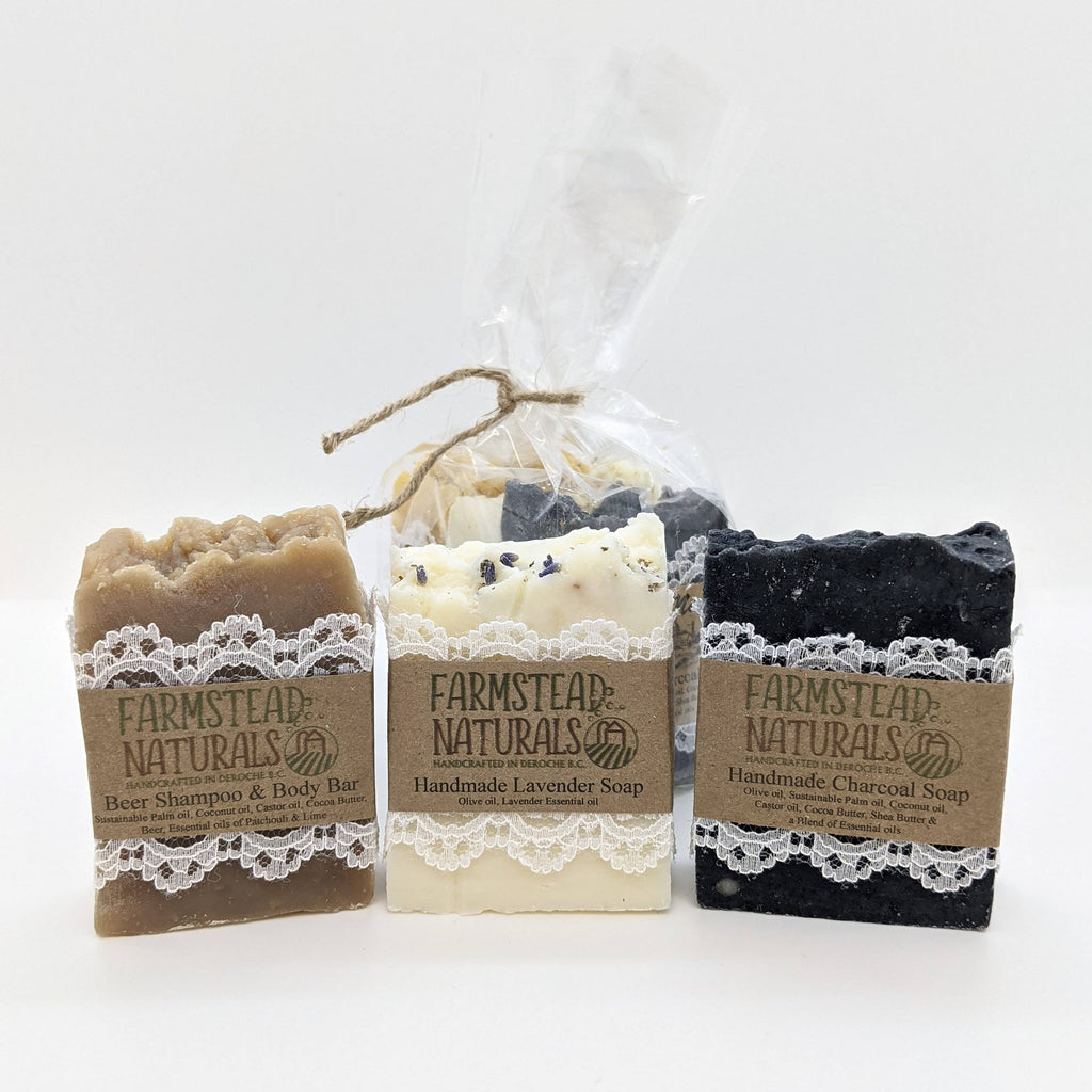 Farmstead Naturals - 3-Bar Artisan Soap Gift Pack Farmstead Naturals