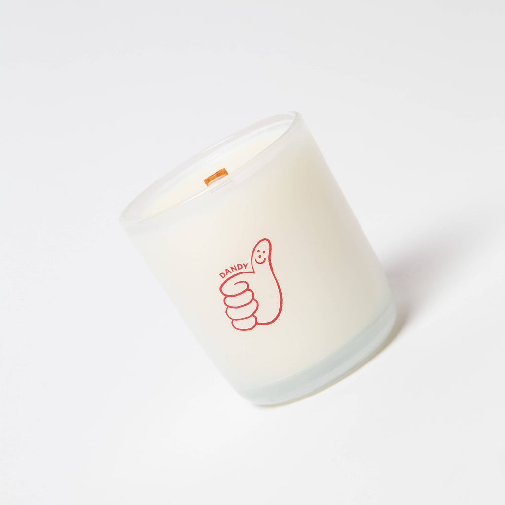 Milk Jar Candle Co. - Dandy - Mahogany, Firewood & Pine Coconut Soy 8oz Candle