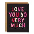 Badger & Burke - Love You - Valentine's Day Card