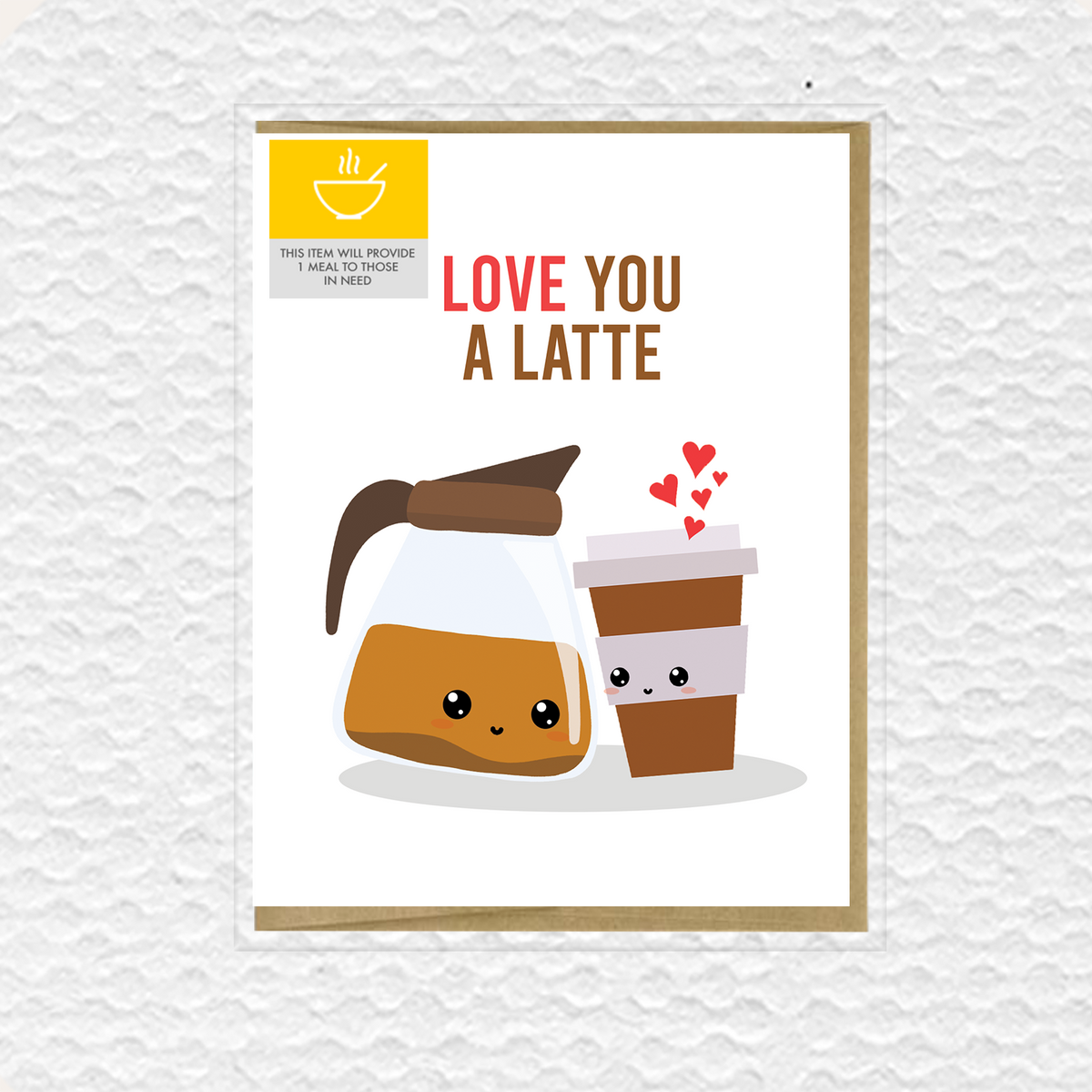 IMPAPER - Love You A Latte Love Card