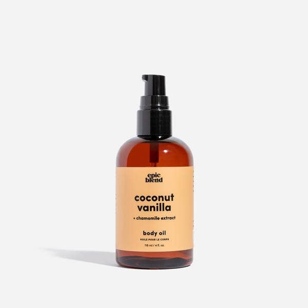 Epic Blend - Coconut Vanilla Body Oil: 4oz