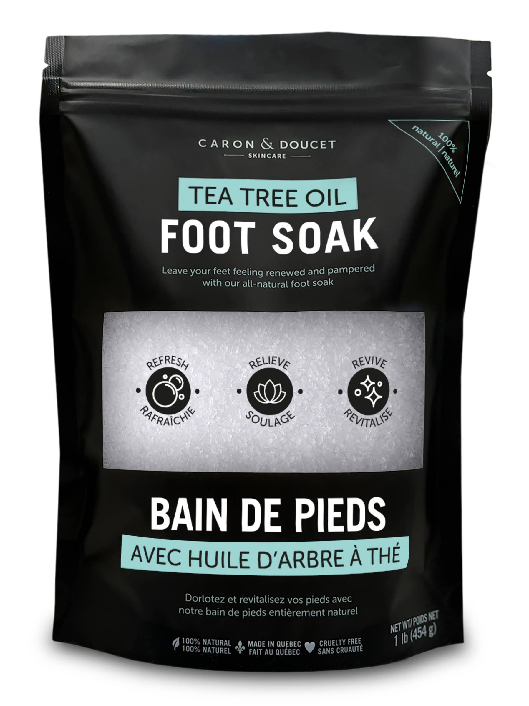 Caron & Doucet - Tea Tree Oil Foot Soak: 1 Pound