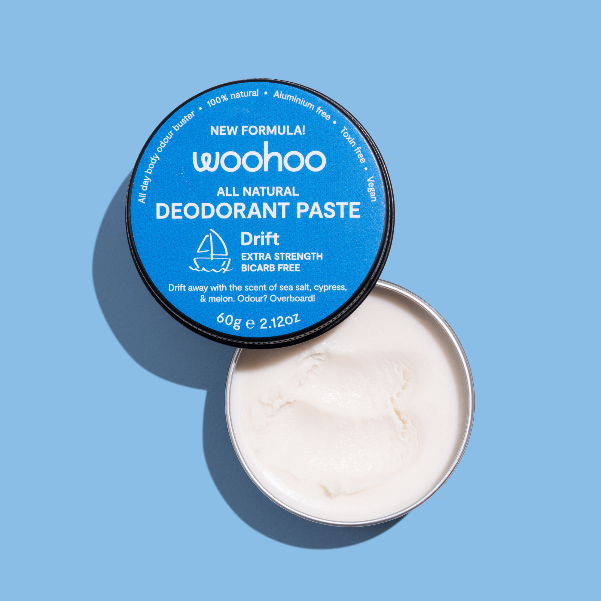 Woohoo Body - Woohoo All Natural Deodorant Paste (Drift) 60g