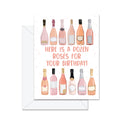 Jaybee Design - Here Is A Dozen Roses For Your Birthday - Greeting Card