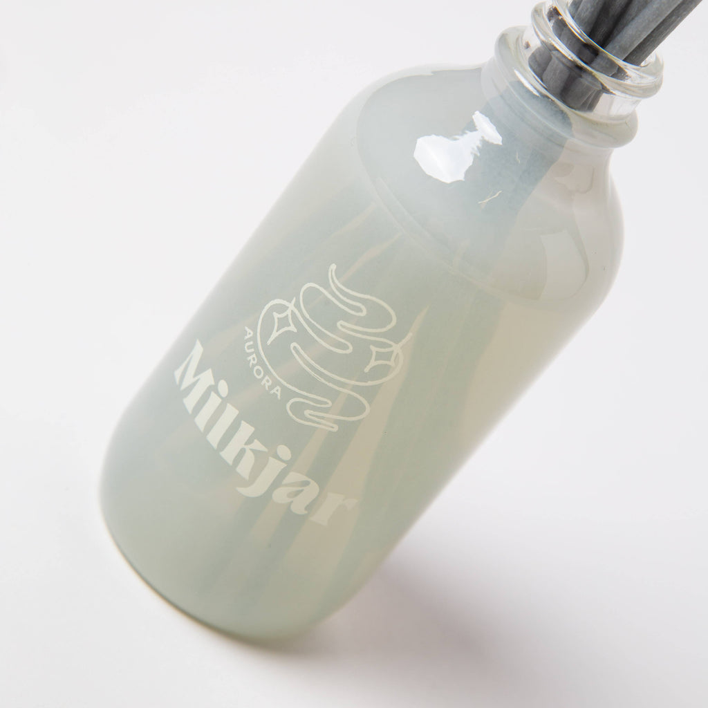 Milk Jar Candle Co. - Aurora - Mahogany, Teakwood & Aspen 4oz Reed Diffuser