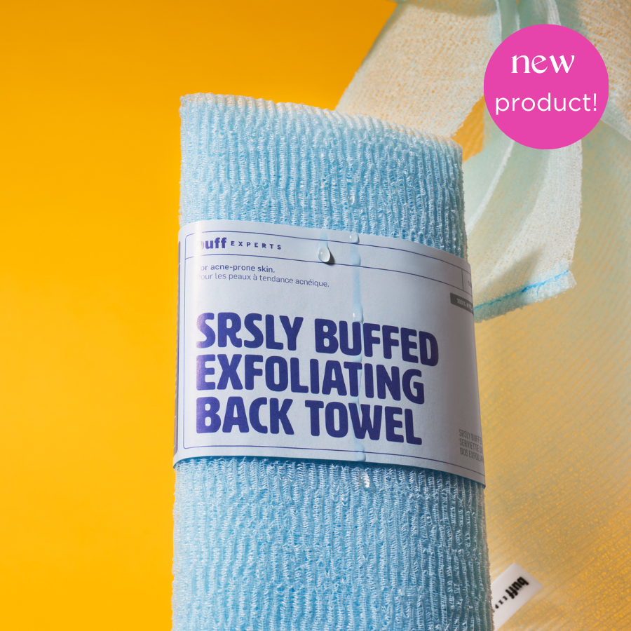 Buff Experts - 🇨🇦 - SRSLY Buffed Exfoliating Back Towel - Treats Back Acne