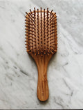 Essence of Life Organics - 100% Biodegradable Bamboo Hair Brush: Rectangle