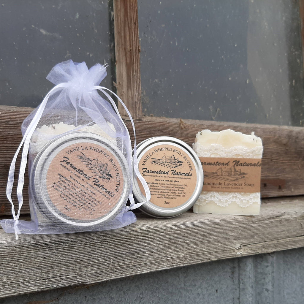 Farmstead Naturals - Soap & Body Care Gift Set | Farmstead Naturals: Rose Geranium