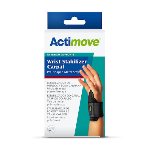 Actimove Everyday Supports Wrist Stabilizer Carpal - Pre-Shaped Metal Stay