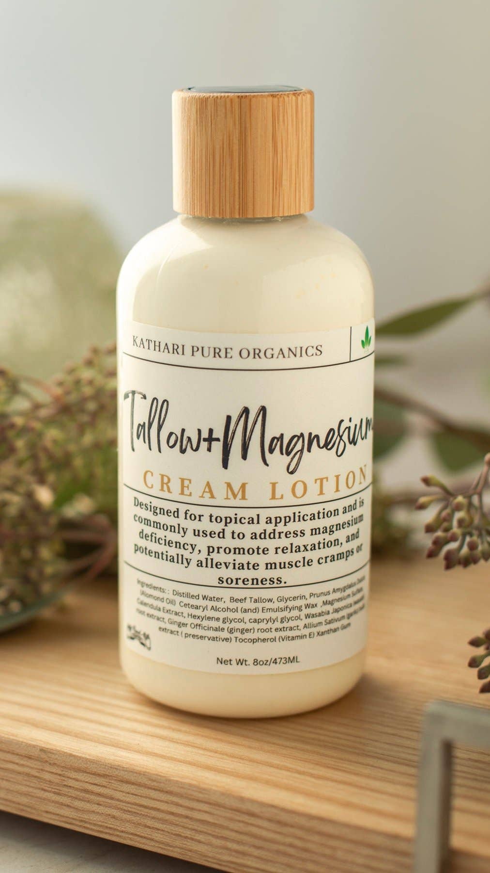 TheGoodFatCo - Tallow + Magnesium Cream Lotion