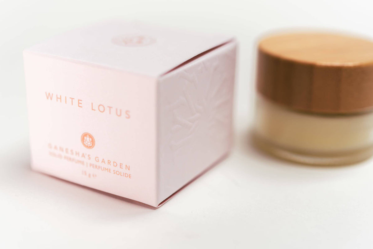Between Heaven & Earth Mfg. - Ganesha's Garden White Lotus Solid Perfume