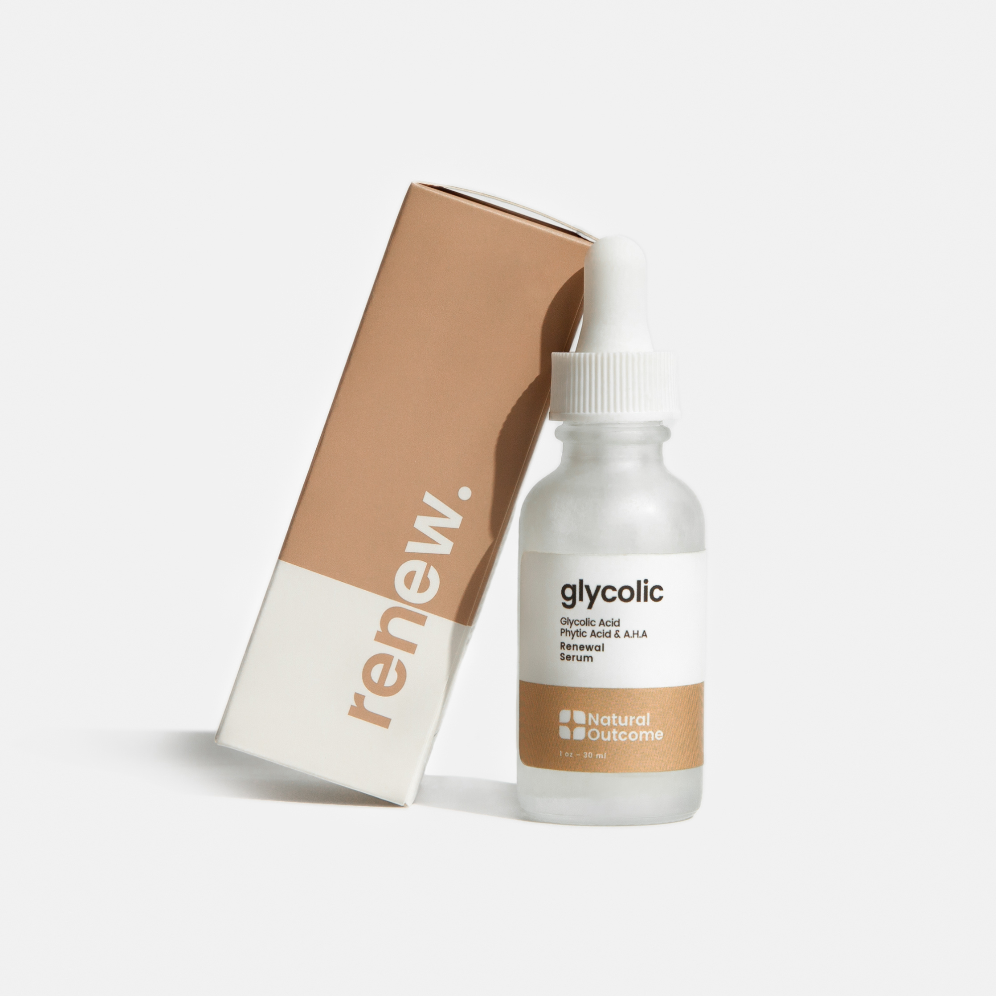 Natural Outcome Skincare - Glycolic Acid Facial Serum - Renewal Face Serum