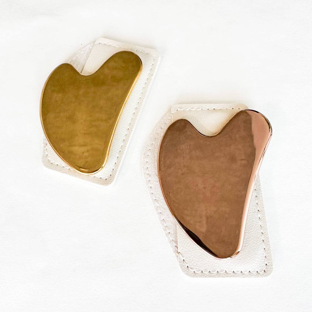 Smile Boutiques - Elegant Stainless Steel Gua Sha: Gold