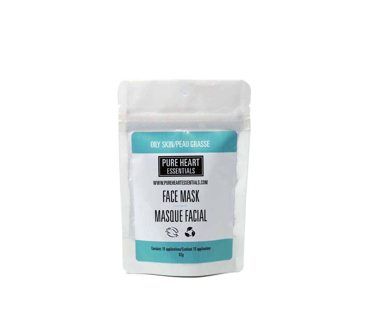 Pure Heart Essentials - Face Masks Vegan 62gr(10 applications): Normal Face Mask
