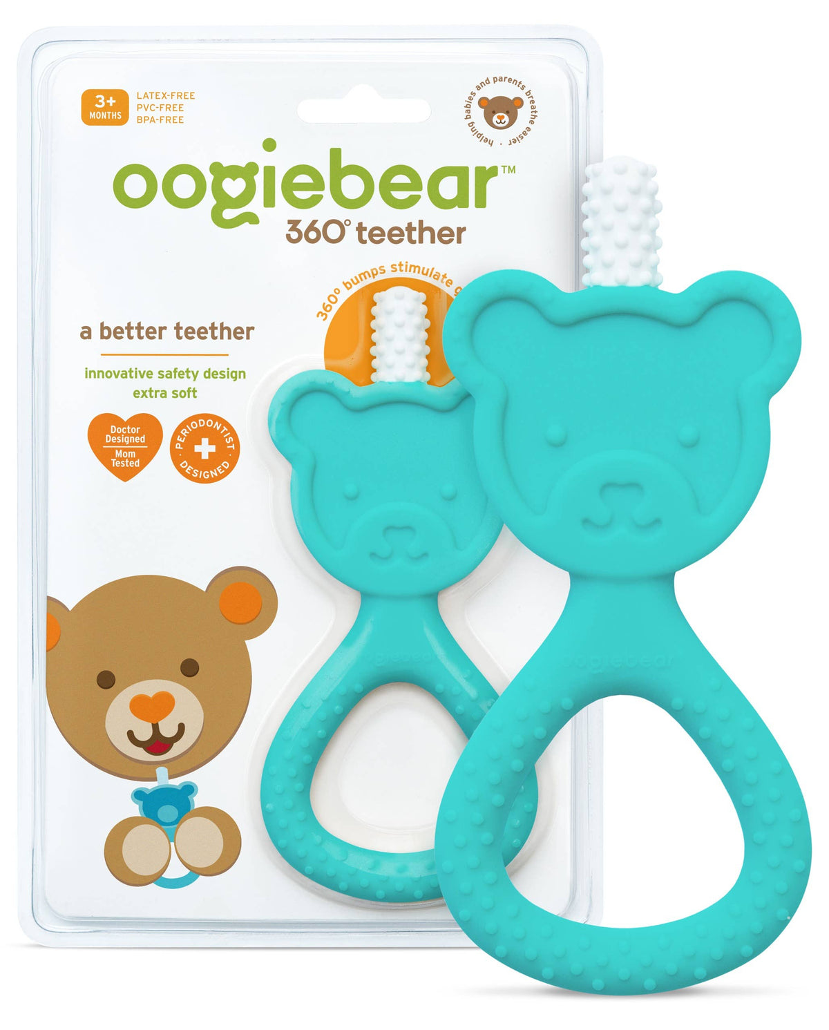 oogiebear - Oogiebear 360˚ Teether: Seafoam