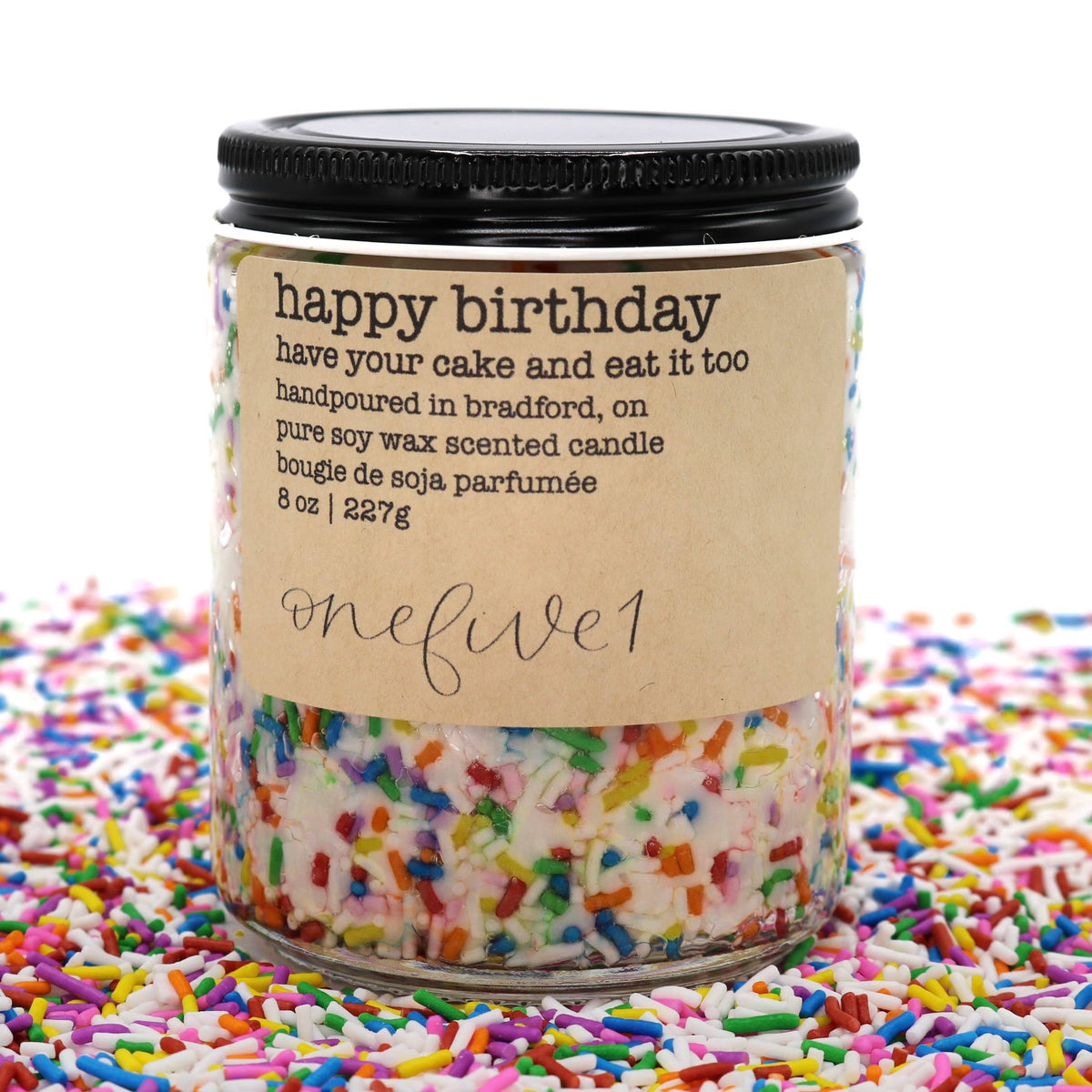 onefive1 - Happy birthday soy candle BIRTHDAY GIFT IDEA