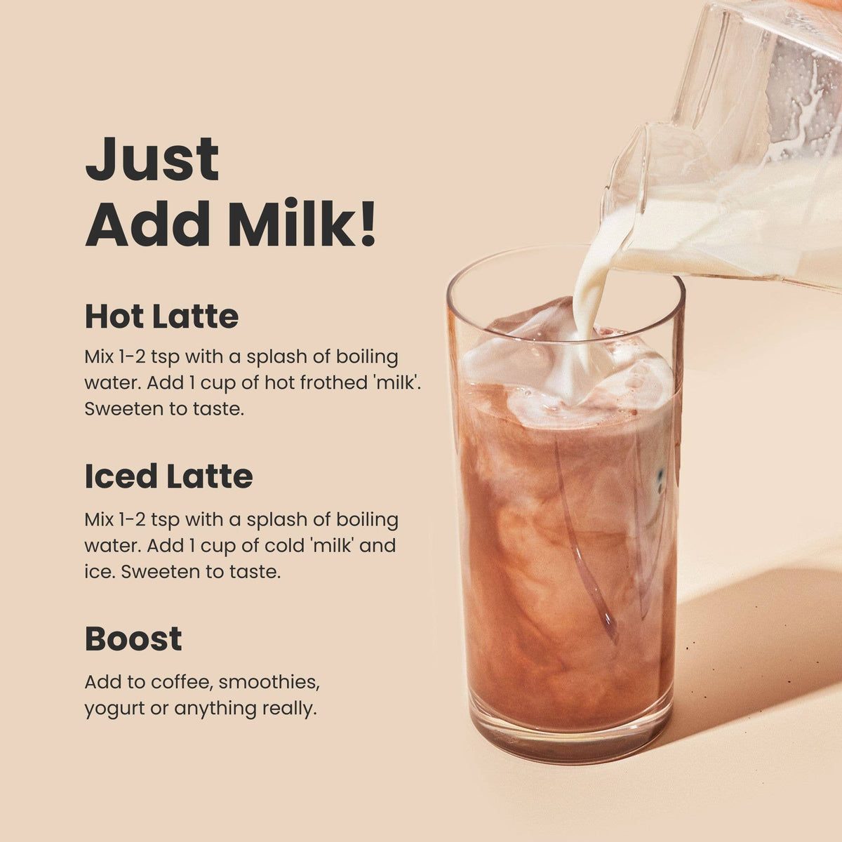 Blume - Superfood Latte Powder, Nut Nog Blend