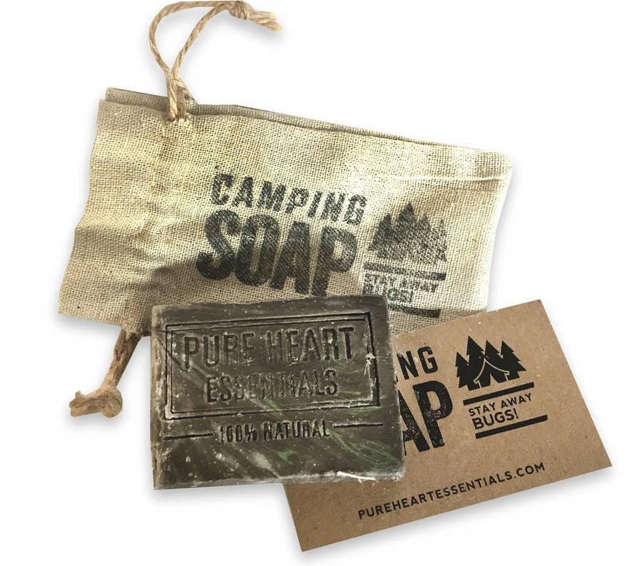 Pure Heart Essentials - Camping Soap Vegan - Stay Away Bugs! Outdoor Soap