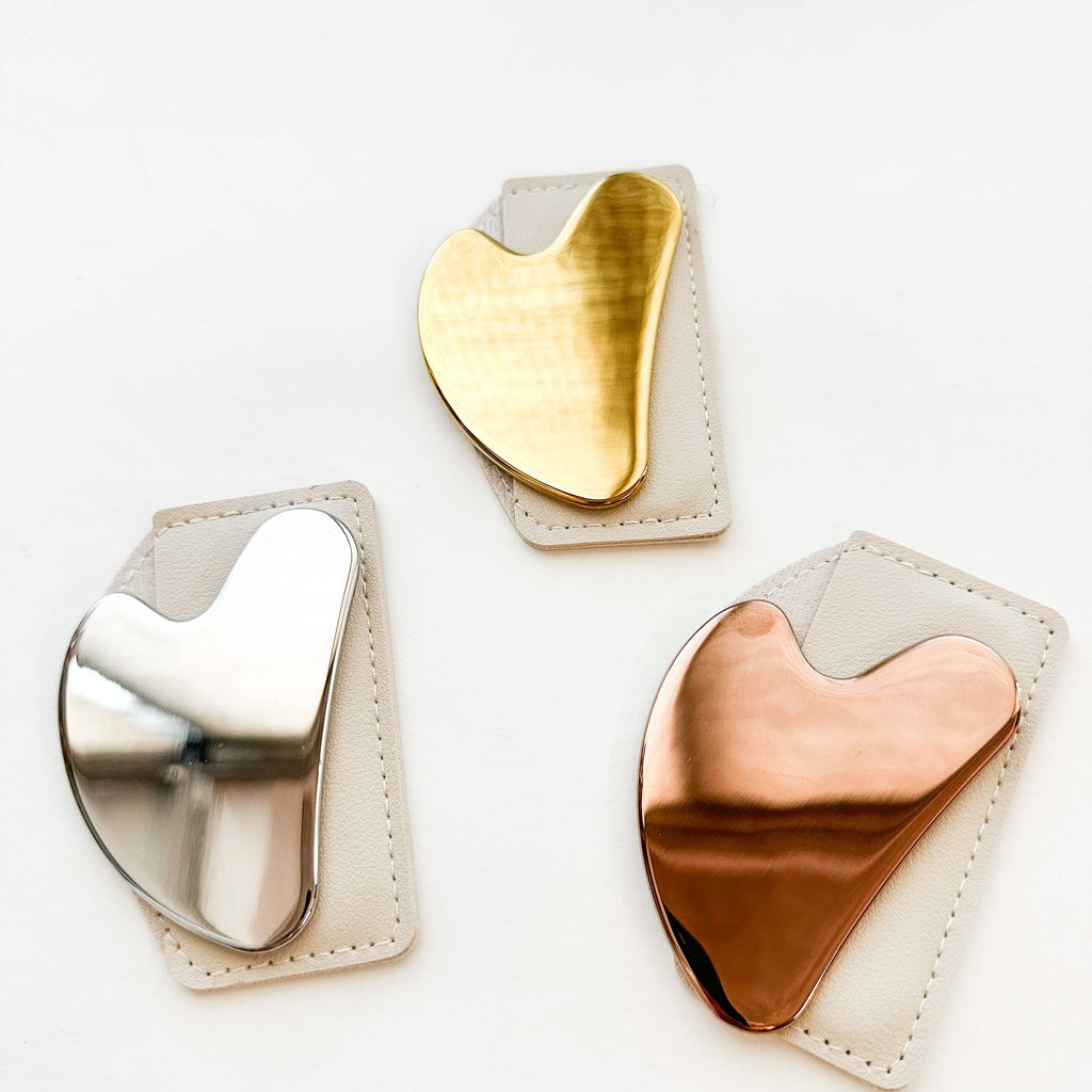 Smile Boutiques - Elegant Stainless Steel Gua Sha: Gold