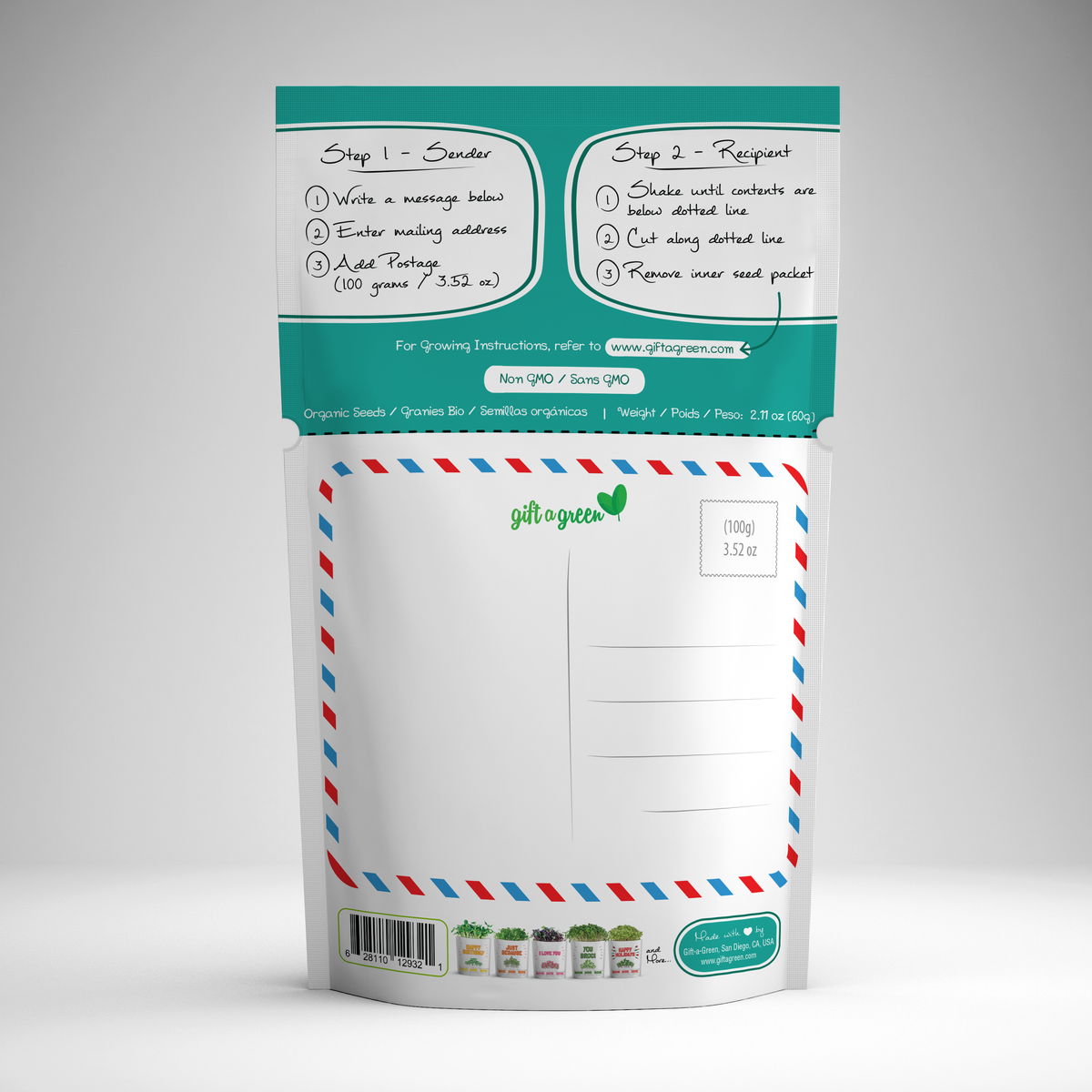 giftagreen - Thinking of You Greeting Card Pouch