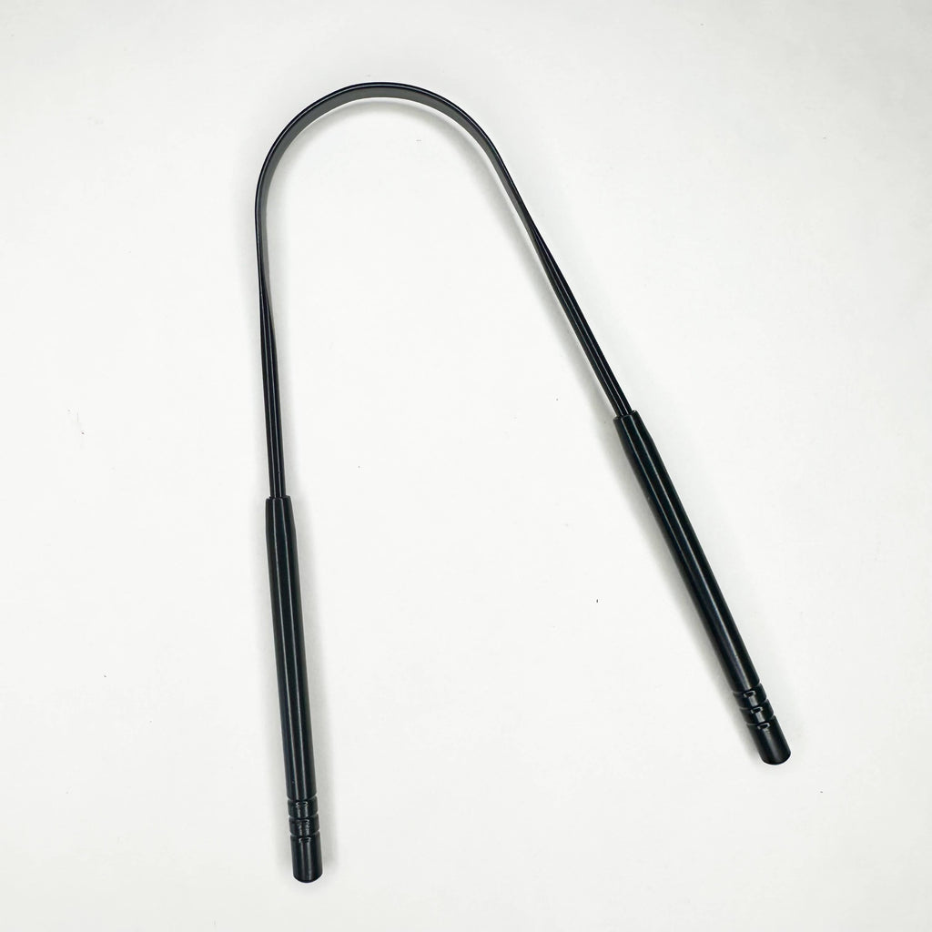 Smile Boutiques - Reusable Stainless Steel Tongue Scraper : 100% Pure Copper Scraper
