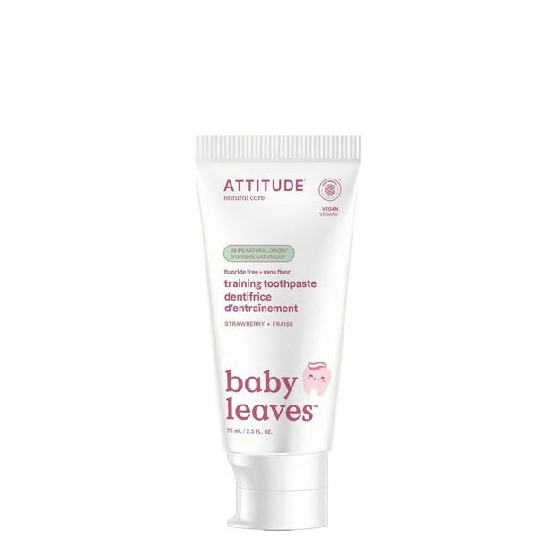 ATTITUDE Baby Leaves - Training Toothpaste (Fluoride Free) 75 mL