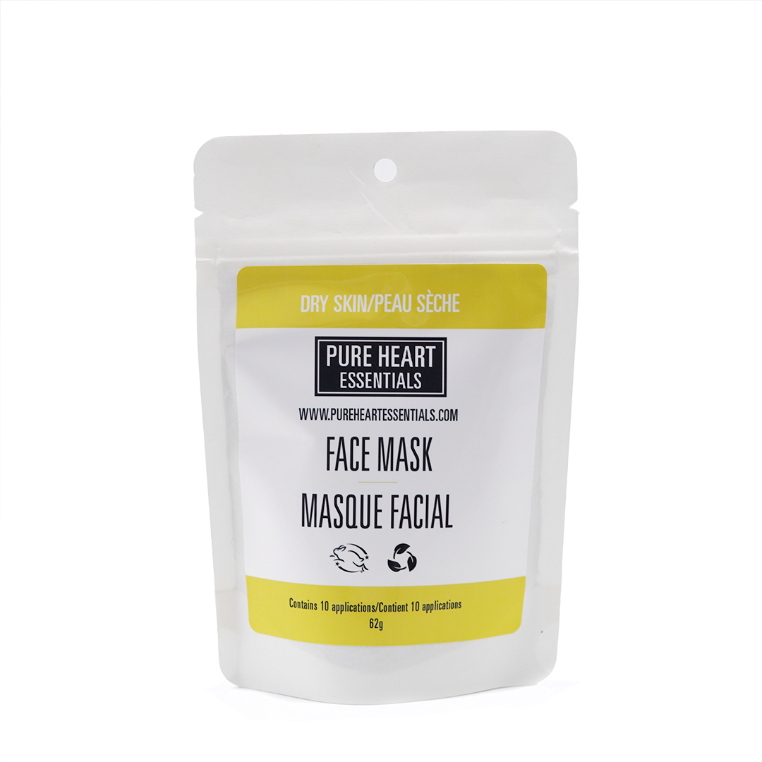 Pure Heart Essentials - Face Masks Vegan 62gr(10 applications): Dry Face Mask