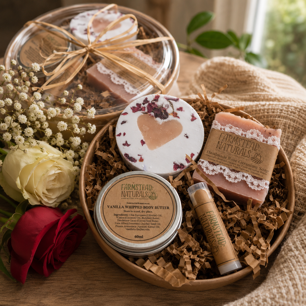 Farmstead Naturals - Luxury Handmade Spa Gift Set | Farmstead Naturals: Lavender