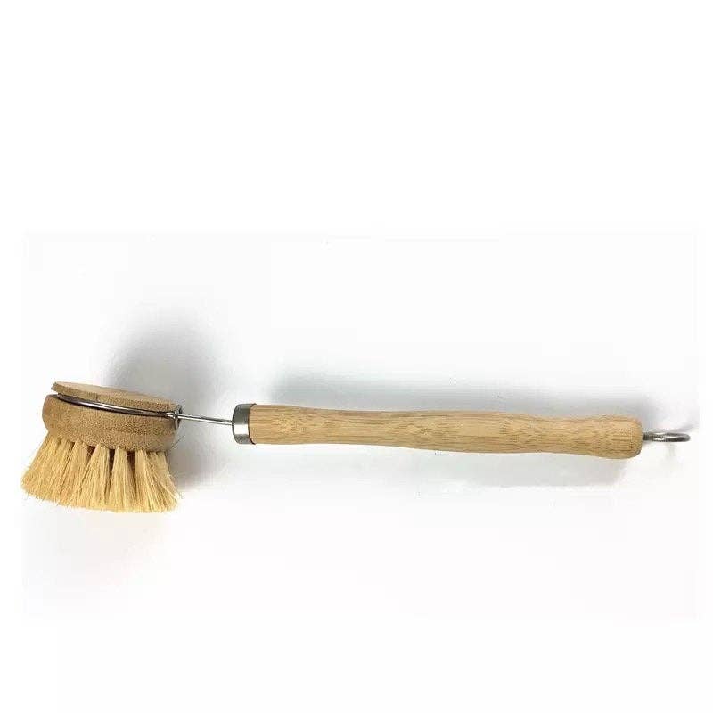 Smile Boutiques - Bamboo Sisal Dish Brush - Zero Waste Kitchen Brush: Sisal Dish Brush