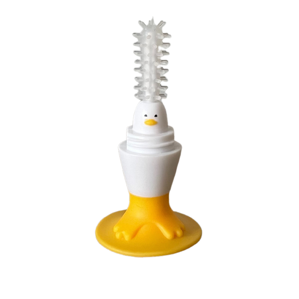 melii - Bottle Brush & Nipple Cleaner with Bristles – Duck