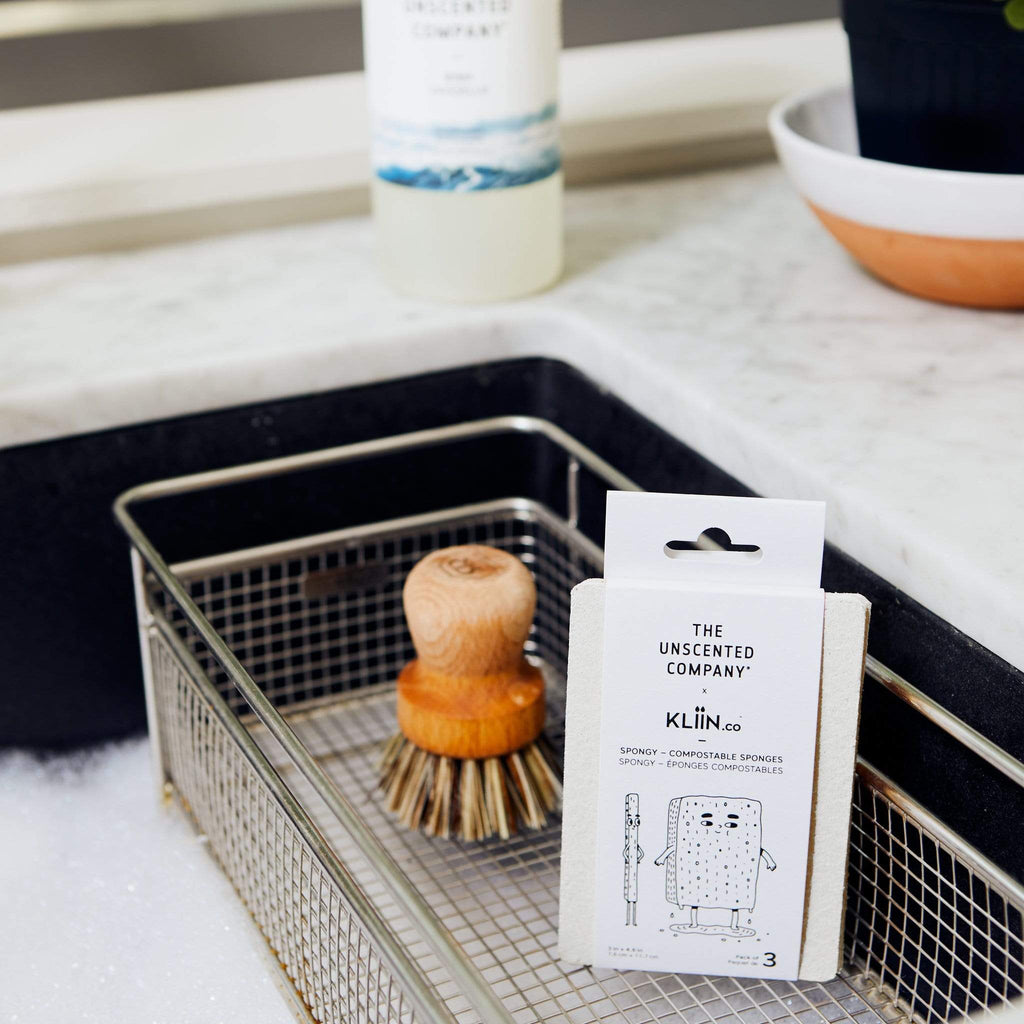 The Unscented Company - TUC x KLIIN | Spongy - Compostable Sponges