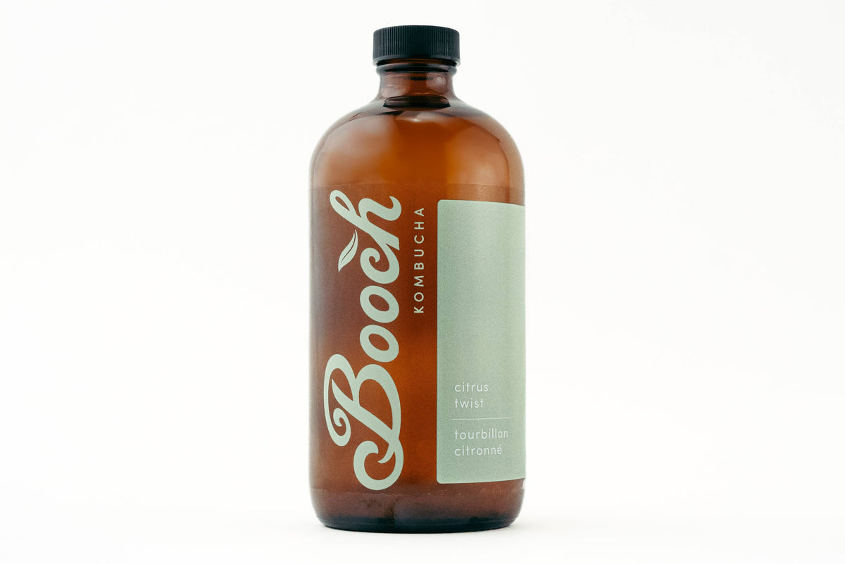 Booch Organic Kombucha + Moonbrew by Booch - Citrus Twist Kombucha