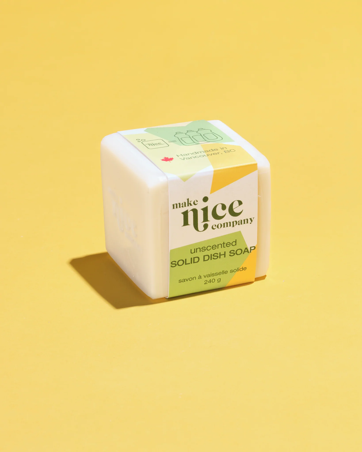 Make Nice Company - Unscented Solid Dish Soap