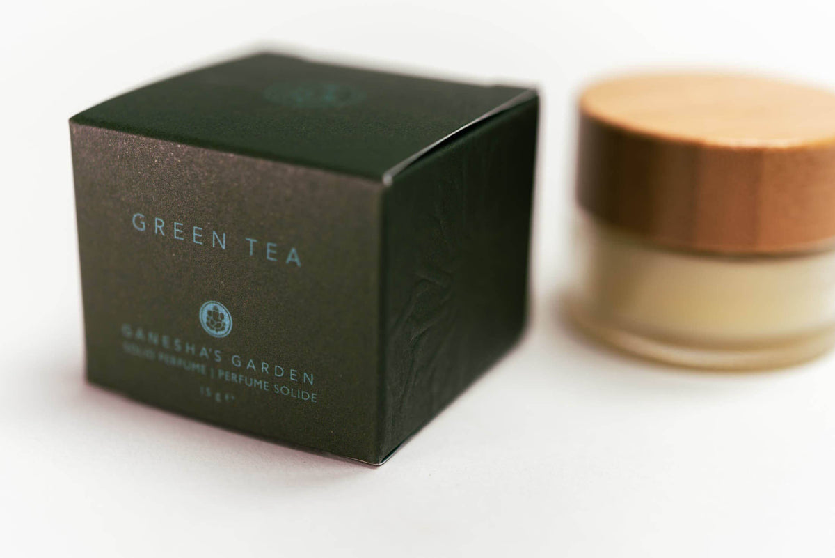 Between Heaven & Earth Mfg. - Ganesha's Garden Green Tea Solid Perfume